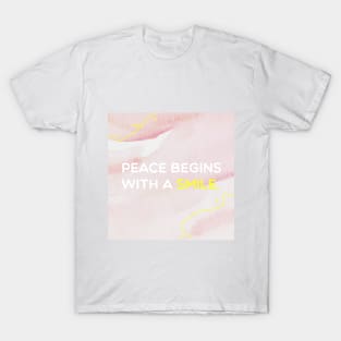 Peace Begins with a Smile T-Shirt